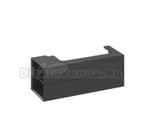 Тумба под раковину без столешницы Ravak Lite SD 120 L матовая черная