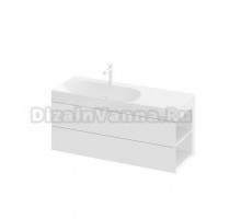 Тумба с раковиной Ravak Lite SD 120 R глянцевая белая