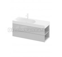 Тумба с раковиной Ravak Lite SD 120 R дымчато-серая