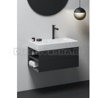 Тумба под раковину без столешницы Ravak Lite SD 80 L матовая черная