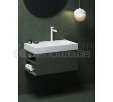 Тумба с раковиной Ravak Lite SD 80 L серо-зеленая