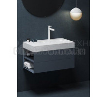 Тумба с раковиной Ravak Lite SD 80 L глубоководная синяя