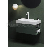 Тумба под раковину без столешницы Ravak Lite SD 80 R серо-зеленая