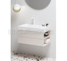 Тумба под раковину без столешницы Ravak Lite SD 80 R алебастровая розовая