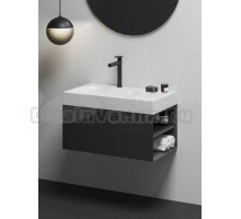 Тумба под раковину без столешницы Ravak Lite SD 80 R матовая черная