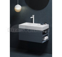 Тумба с раковиной Ravak Lite SD 80 R глубоководная синяя