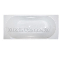 Акриловая ванна BellSan Тора 160x70 см, пристенная, белая, с каркасом, со сливом-переливом