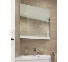 Угловой зеркальный шкаф Ravak 10° 65 L глянцевое белое