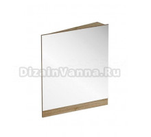 Угловой зеркальный шкаф Ravak 10° 55 R темный орех