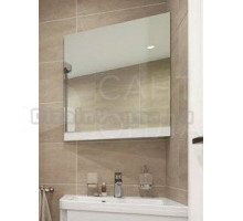 Угловой зеркальный шкаф Ravak 10° 65 R глянцевое белое