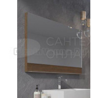 Зеркало Ravak Formy 80 орех, с полкой