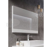 Зеркало Ravak Formy 120 глянцевое белое, с полкой