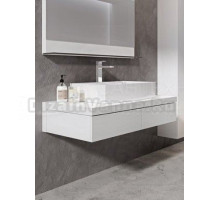 Тумба под раковину со столешницей Ravak Formy SD 100 глянцевая белая