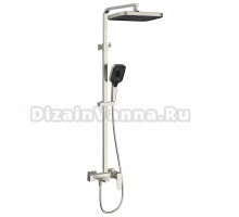 Душевая стойка Vincea Cube VSFS-4C12BN брашированный никель