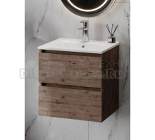 Тумба с раковиной Teymi Laina 50 темный дуб
