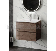 Тумба с раковиной Teymi Laina 60 темный дуб