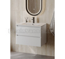 Тумба с раковиной Teymi Laina 70 матовая белая