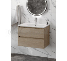 Тумба с раковиной Teymi Laina 70 светлый дуб