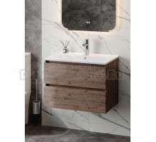 Тумба с раковиной Teymi Laina 70 темный дуб