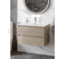 Тумба с раковиной Teymi Laina 75 светлый дуб