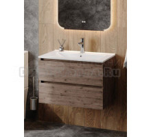 Тумба с раковиной Teymi Laina 75 темный дуб