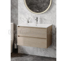 Тумба с раковиной Teymi Laina 80 светлый дуб