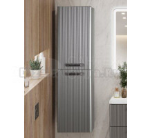 Шкаф-пенал для ванной BelBagno Due 40 подвесной, сатин