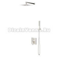 Душевой комплект Vincea Dice VSFW-2DS1BN С ВНУТРЕННЕЙ ЧАСТЬЮ, брашированный никель