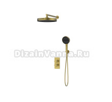 Душевой комплект Vincea Domus VSFW-5DM0BG С ВНУТРЕННЕЙ ЧАСТЬЮ, брашированное золото