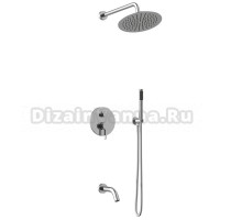 Душевой комплект Vincea Villa VSFW-1VL3CH С ВНУТРЕННЕЙ ЧАСТЬЮ, хром