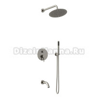 Душевой комплект Vincea Villa VSFW-1VL3BN С ВНУТРЕННЕЙ ЧАСТЬЮ, брашированный никель