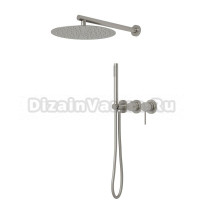 Душевой комплект Vincea Groove VSFW-4G01BN С ВНУТРЕННЕЙ ЧАСТЬЮ, брашированный никель