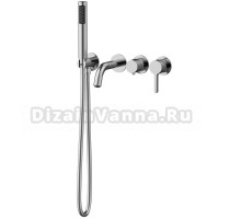 Встраиваемый смеситель для душа и ванны Vincea Villa VTFW-1VL1CH С ВНУТРЕННЕЙ ЧАСТЬЮ, хром