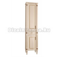 Шкаф Империя П 30-01 Слоновая кость с золотой патиной (37)