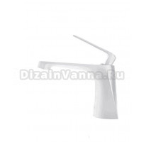 Смеситель для раковины Milleau Cristal MLV6223LS-MW матовый белый