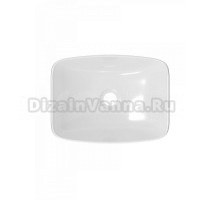 Накладная раковина Teymi Laina V 50 глянцевая белая, овальная