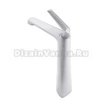 Смеситель для раковины Milleau Cristal MLV6223LH-MW матовый белый