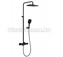 Душевая стойка Milleau Double MLV8223PDD-MB матовый черный