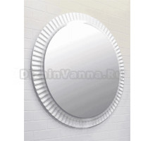 Зеркало круглое Comforty Мадрид 70 сенсорное, с подсветкой, матовый белый