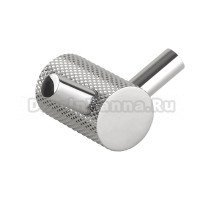 Крючок Bemeta Brilia 177106030 полированное серебро, на шурупах