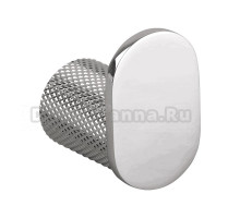 Крючок Bemeta Brilia 177206020 полированное серебро, на шурупах