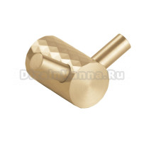 Крючок Bemeta Zyra 174106030 матовое золото-шампань, на шурупах