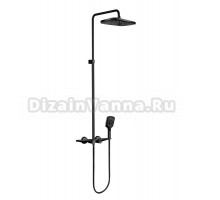 Душевая стойка Milleau Tira MLHA223PDD-MB матовый черный