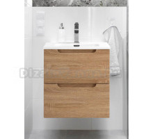 Тумба с раковиной BelBagno Etna 50 2 ящика, rovere bianco