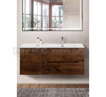 Тумба с раковиной BelBagno Etna R, 120 2 ящика, дверца, rovere moro