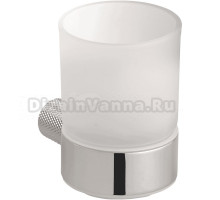 Стакан для ванной Bemeta Brilia 177110010 настенный, хром, стеклянный