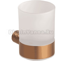 Стакан для ванной Bemeta Copra 176110010 настенный, медь, стеклянный