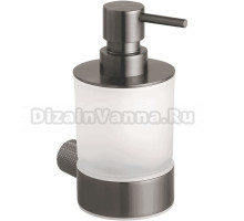 Дозатор для жидкого мыла Bemeta Grino 173109010 настенный, серый