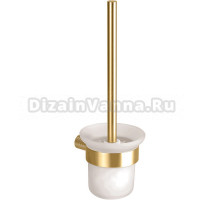 Ершик для унитаза Bemeta Auria 171113010 матововое золото-шампань