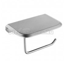 Держатель для туалетной бумаги Abber Nord AA1530SP с полкой для телефона, сатин